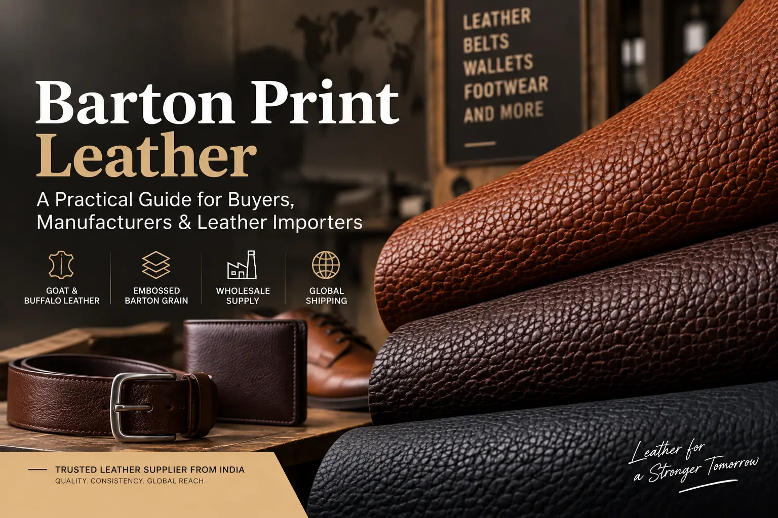 Barton Print Leather: A Practical Guide for Buyers, Manufacturers & Leather Importers